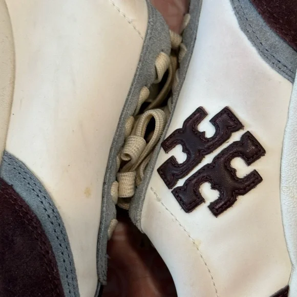 Tory Burch Tory Trainer White/Plum - Picture 12 of 13